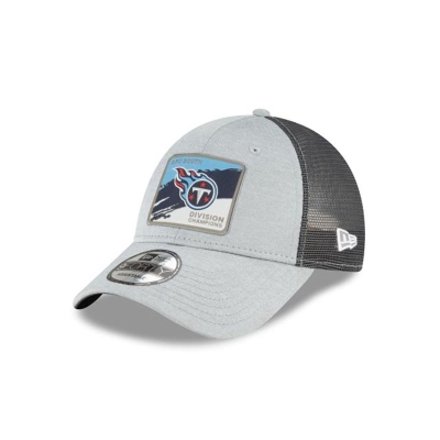 Tennessee Titans Gorra | New Era NFL Division Champions Locker Room 9forty Adjustable Cap Mexico - Grises